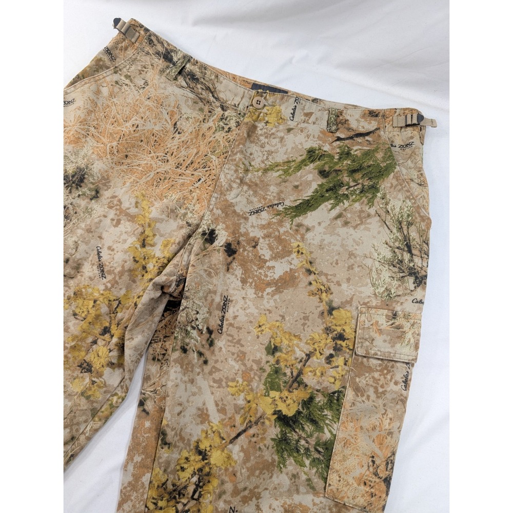 Cabelas Zonz Western Camo Hunting Cargo Pants Mens 42 Tall 42*34 Military Cut
